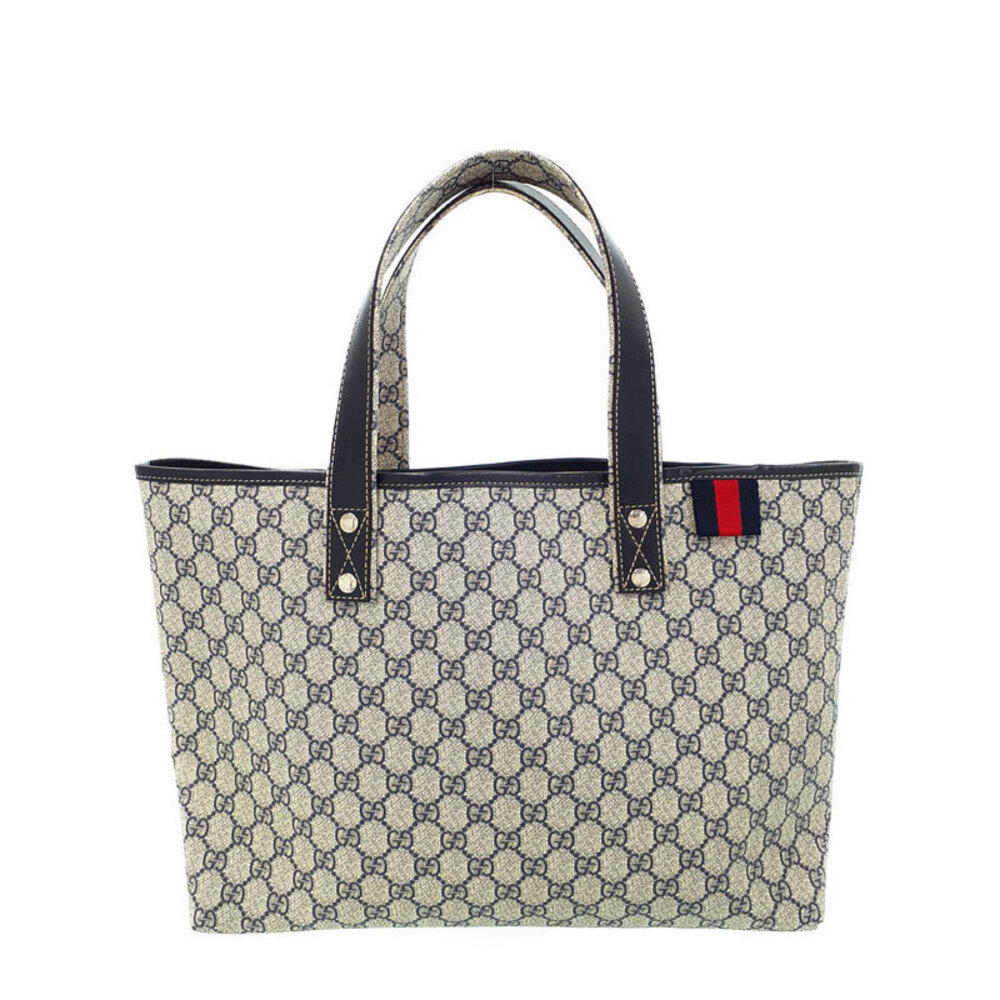 Gucci handbag beige Blue GG canvas tote bag